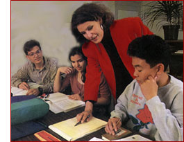 Brigit Teaching a Class